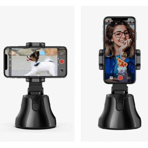 revolving follow me auto selfie holder