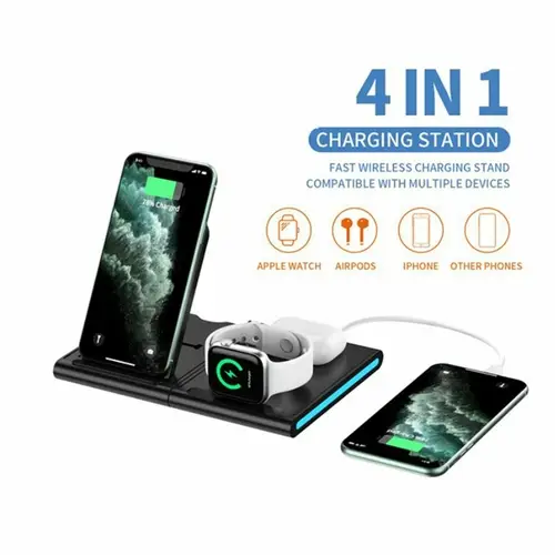 magnetic power tiles 4 in 1 wireless charging station