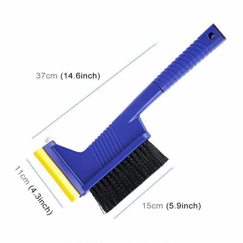 amzer® 5 in 1 car snow shovel auto ice scraper winter road safety