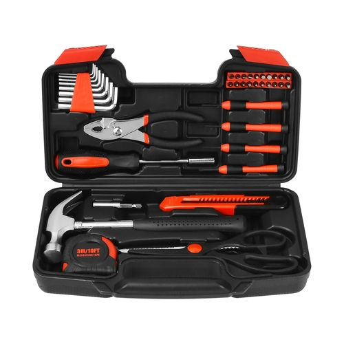 handy solutions 39 piece household tool kit