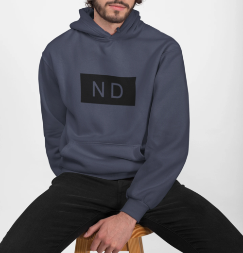 mens street style nd hooded sweatshirt