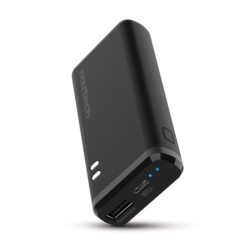 naztech 4000mah usb c + usb power bank with 13 hours battery life