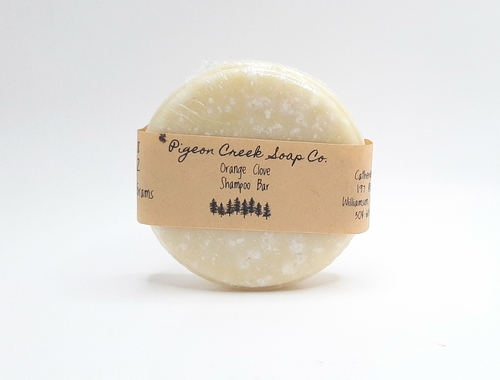 orange clove shampoo bar