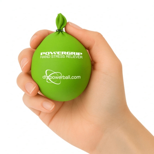 dfx power grip ball stress reliever hand massage tool