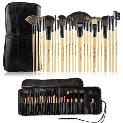 24 piece high quality makeup brush set