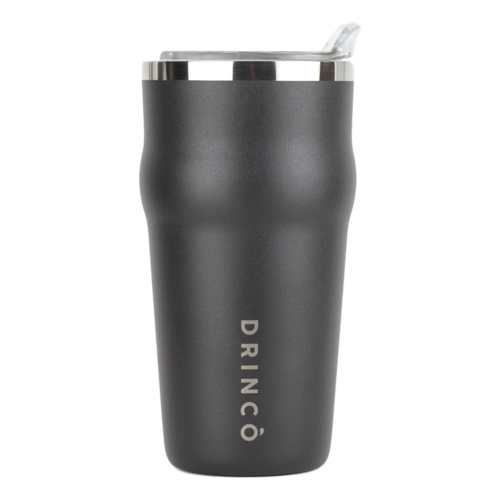 drinco 20oz insulated tumbler beer mug bottle opener thor (jet black)